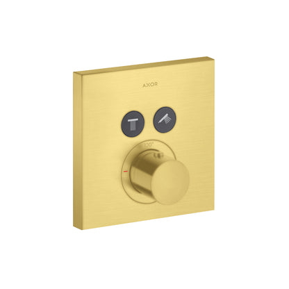AXOR ShowerSelect Thermostatic Trim Square for 2 Functions