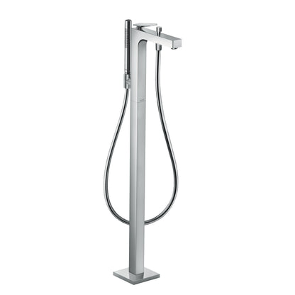AXOR Citterio Freestanding Tub Filler Trim with 1.75 GPM Handshower- Rhombic Cut, chrome