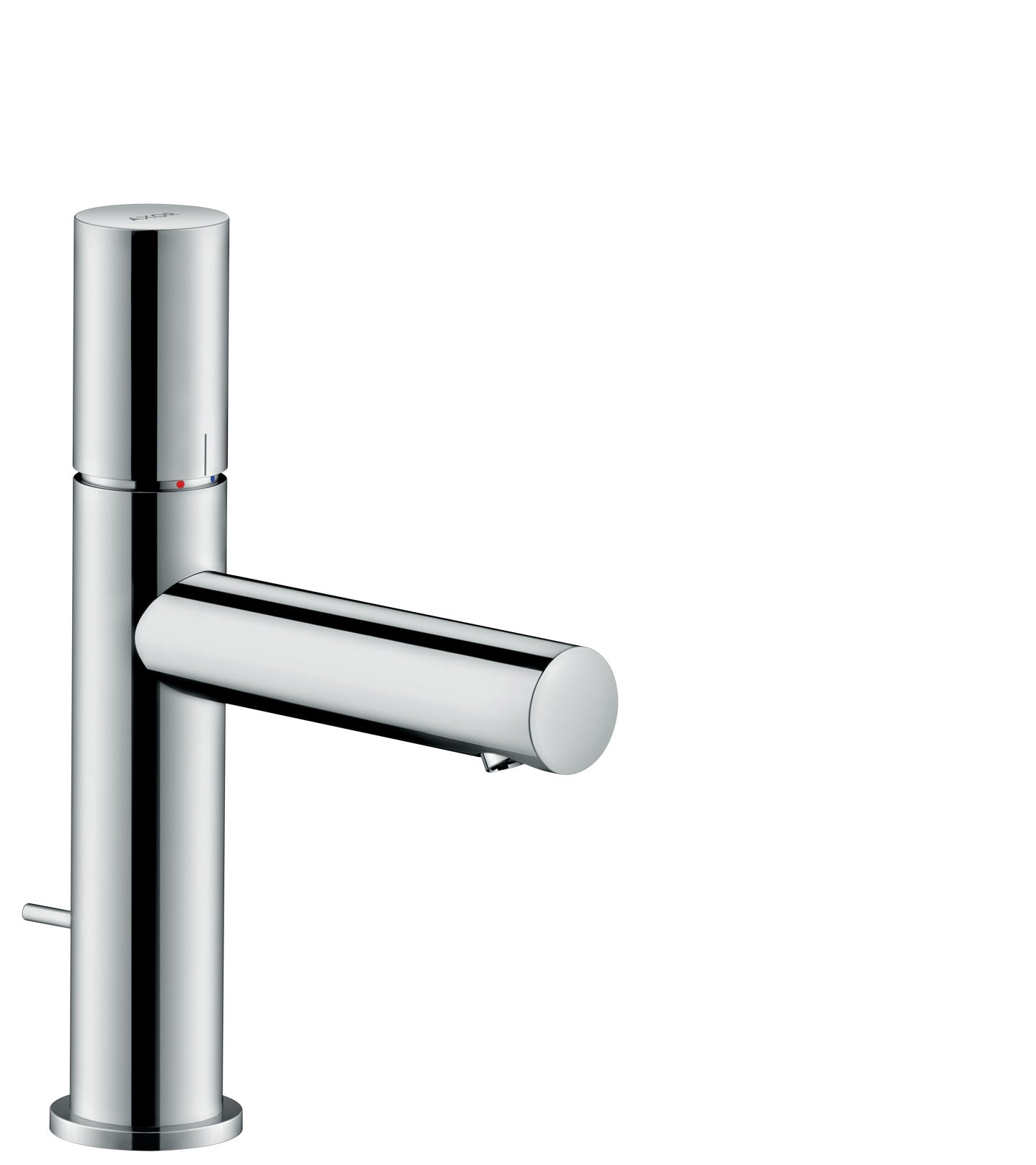 AXOR Uno Single-Hole Faucet 110 with Zero Handle and Pop-Up Drain, 1.2 GPM