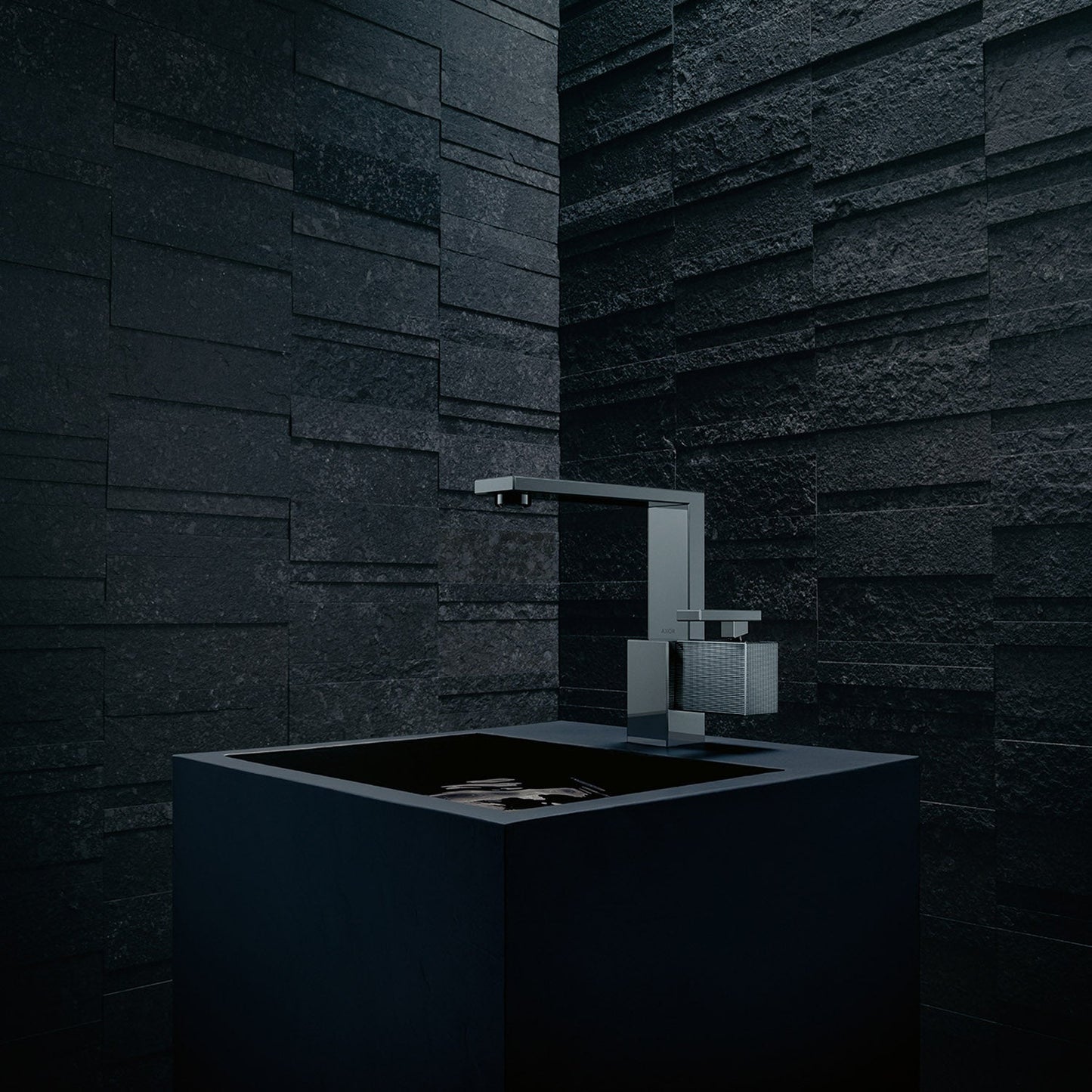 AXOR Edge Single-Hole Faucet 190 - Diamond Cut, 1.2 GPM