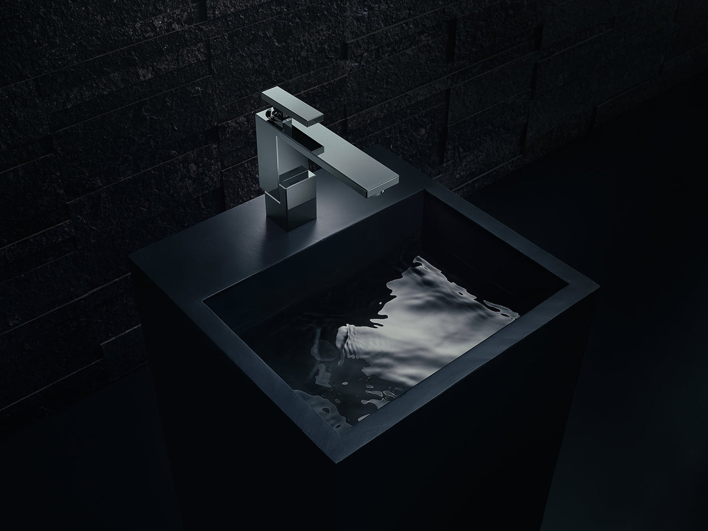 AXOR Edge Single-Hole Faucet 280 - Diamond Cut, 1.2 GPM