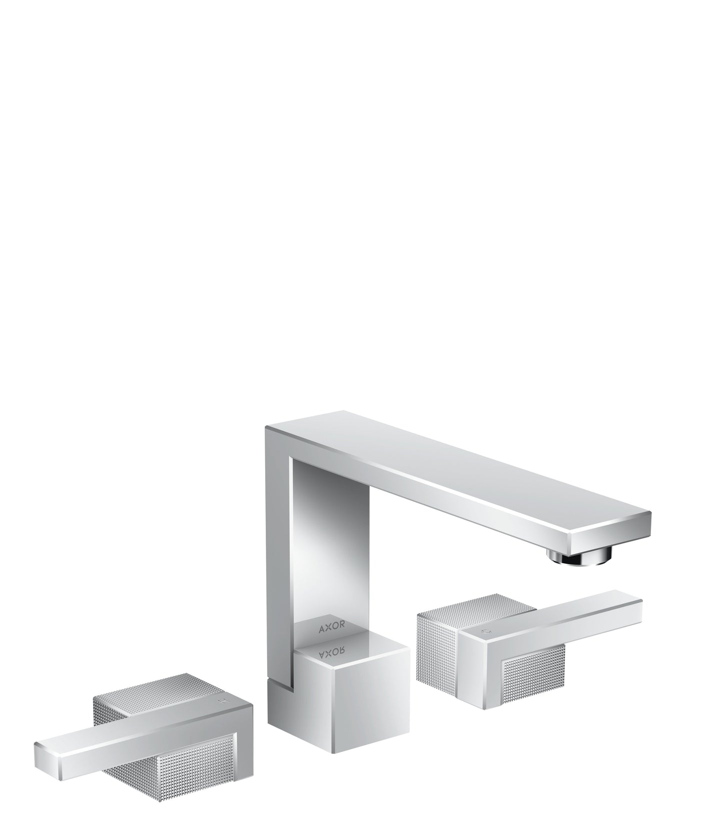 AXOR Edge Widespread Faucet 130 - Diamond Cut, 1.2 GPM