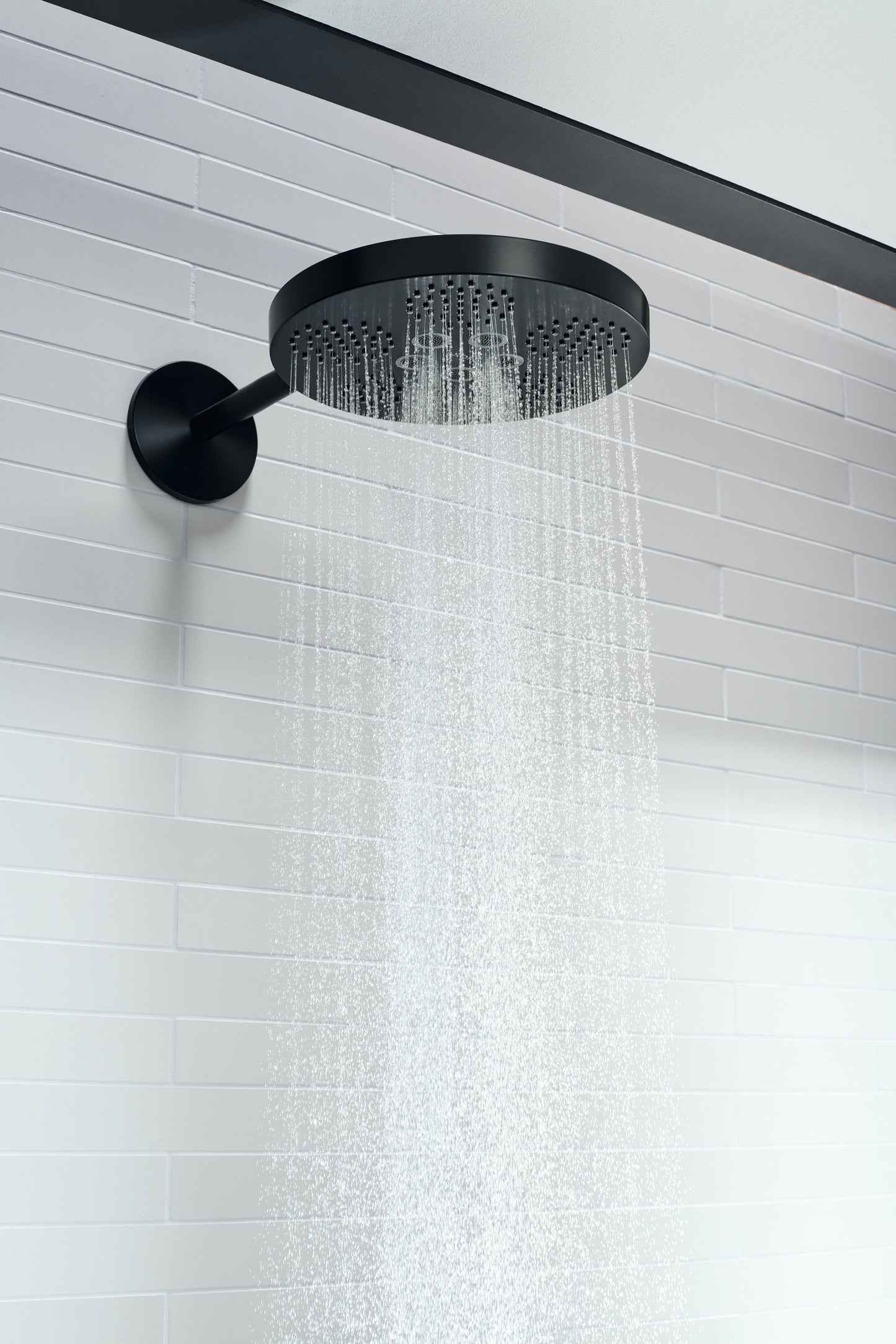AXOR ONE Showerhead 280 2-Jet with Showerarm Trim, 2.5 GPM