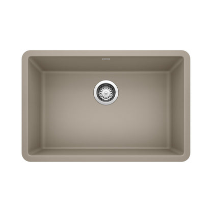 BLANCO 522432 Precis 27" Single Bowl Kitchen Sink - Truffle