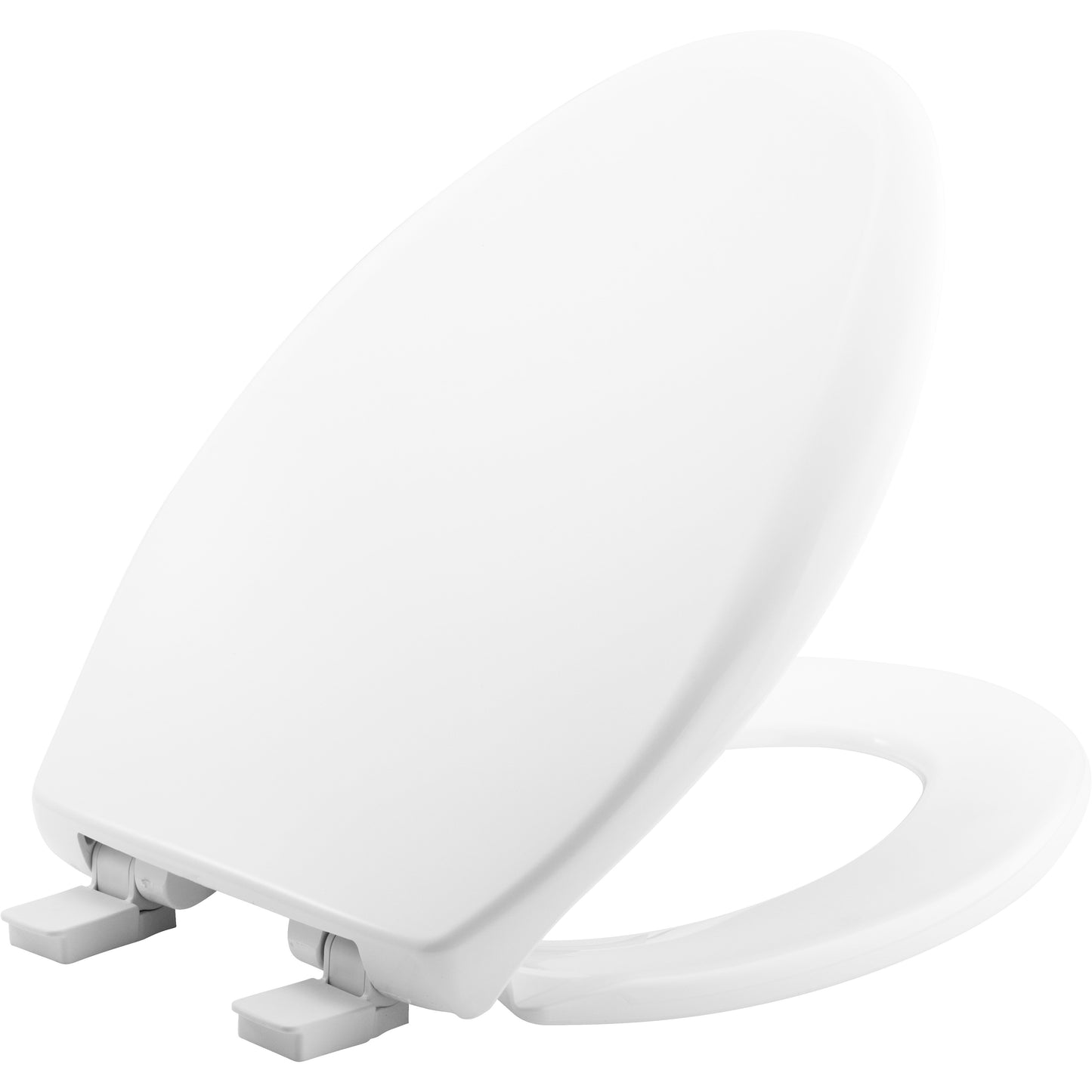 Bemis 1200E4 Affinity® Elongated Plastic Toilet Seat Featuring Stay·Tite® Seat Fastening System™, Whisper·Close®, Easy·Clean®, Precision·Fit®, and Super·Grip® Bumpers - White