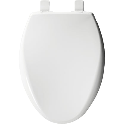 Bemis 1200E4 Affinity® Elongated Plastic Toilet Seat Featuring Stay·Tite® Seat Fastening System™, Whisper·Close®, Easy·Clean®, Precision·Fit®, and Super·Grip® Bumpers - White