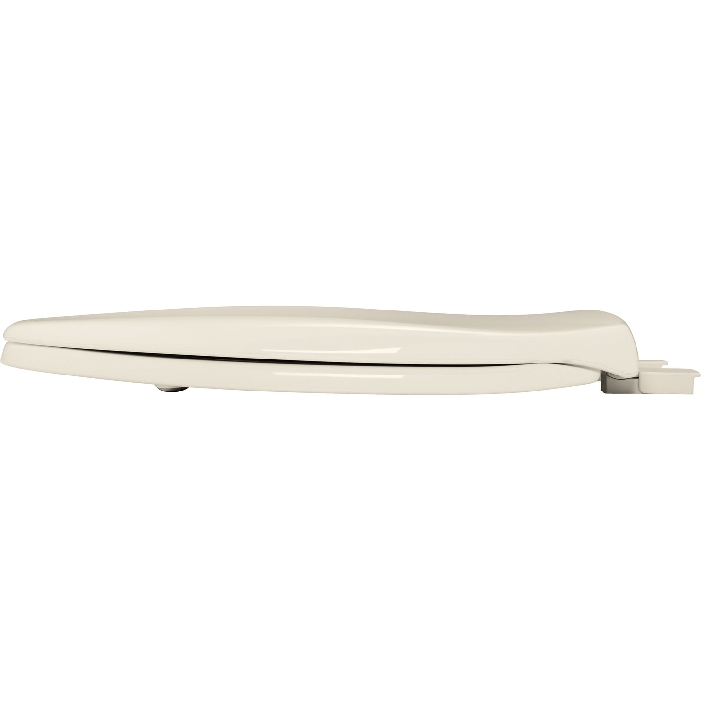 Bemis 1200E4B Affinity® Elongated Plastic Toilet Seat Featuring Stay·Tite® Seat Fastening System™, Whisper·Close®, Easy·Clean®, Precision·Fit® and Super·Grip® Bumpers - Biscuit