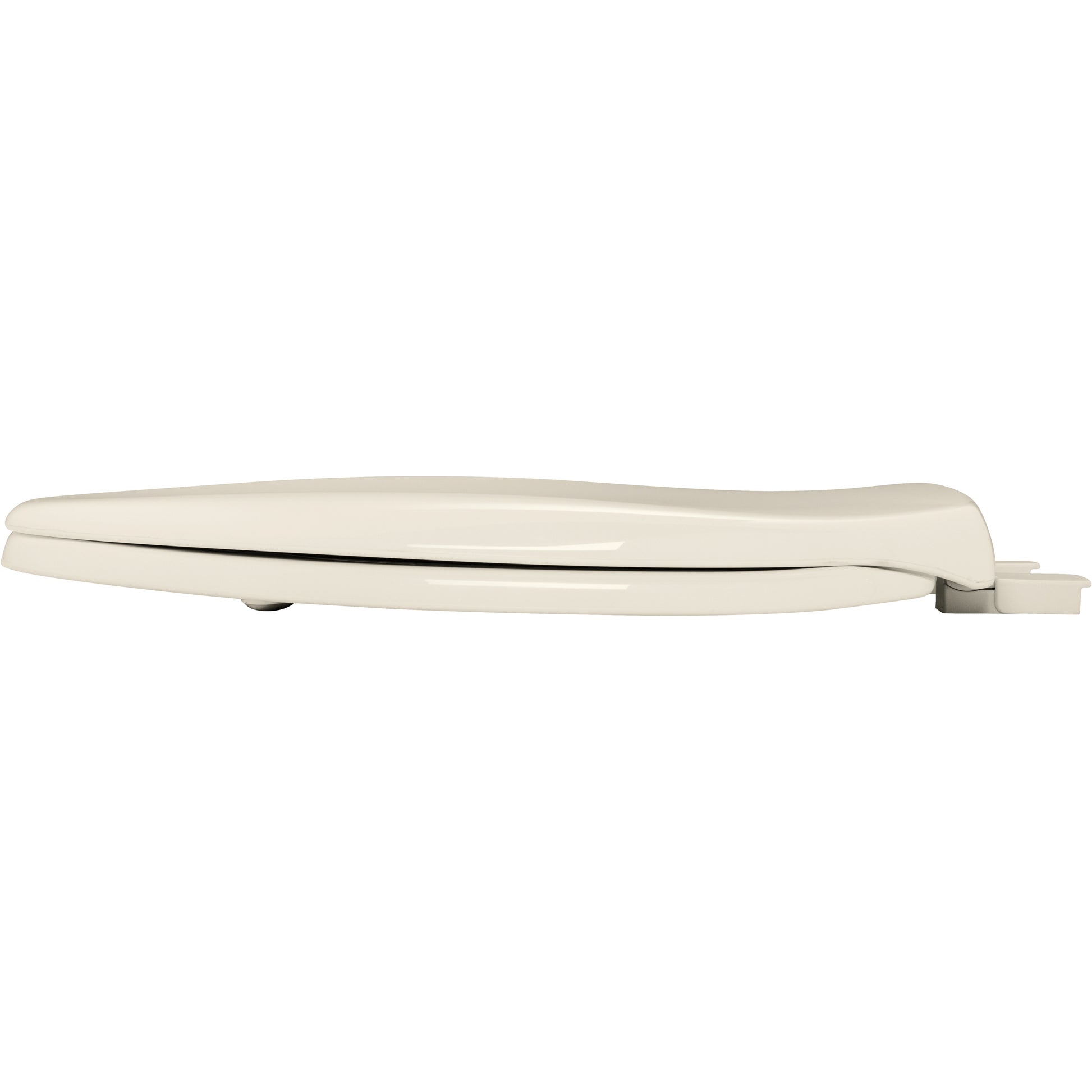 Bemis 1200E4B Affinity® Elongated Plastic Toilet Seat Featuring Stay·Tite® Seat Fastening System™, Whisper·Close®, Easy·Clean®, Precision·Fit® and Super·Grip® Bumpers - Biscuit