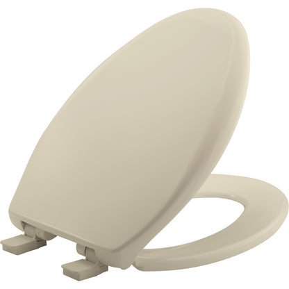 Bemis 1200E4B Affinity® Elongated Plastic Toilet Seat Featuring Stay·Tite® Seat Fastening System™, Whisper·Close®, Easy·Clean®, Precision·Fit® and Super·Grip® Bumpers - Bone