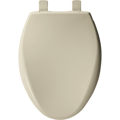 Bemis 1200E4B Affinity® Elongated Plastic Toilet Seat Featuring Stay·Tite® Seat Fastening System™, Whisper·Close®, Easy·Clean®, Precision·Fit® and Super·Grip® Bumpers - Bone