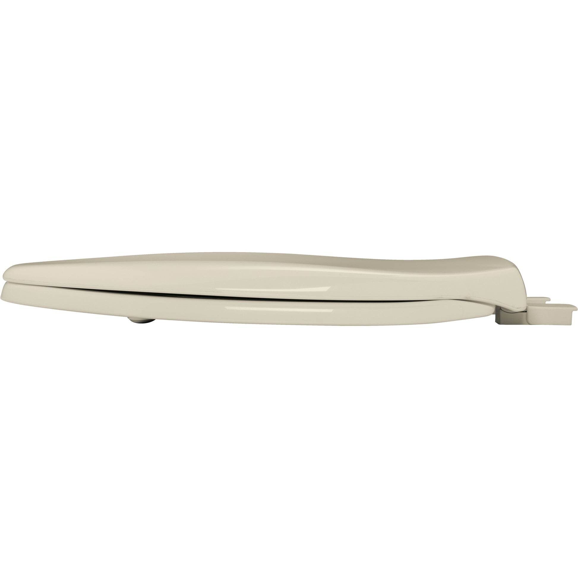 Bemis 1200E4B Affinity® Elongated Plastic Toilet Seat Featuring Stay·Tite® Seat Fastening System™, Whisper·Close®, Easy·Clean®, Precision·Fit® and Super·Grip® Bumpers - Bone