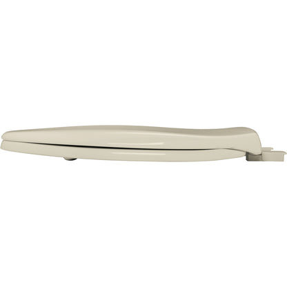 Bemis 1200E4B Affinity® Elongated Plastic Toilet Seat Featuring Stay·Tite® Seat Fastening System™, Whisper·Close®, Easy·Clean®, Precision·Fit® and Super·Grip® Bumpers - Bone