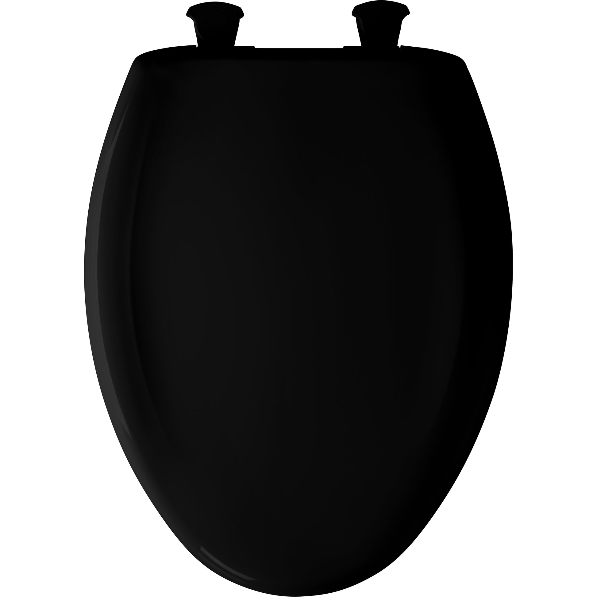 Bemis 1200SLOWT Classic Colors® Elongated Plastic Toilet Seat Featuring Stay·Tite® Seat Fastening System™, Whisper·Close®, and Easy·Clean® - Black