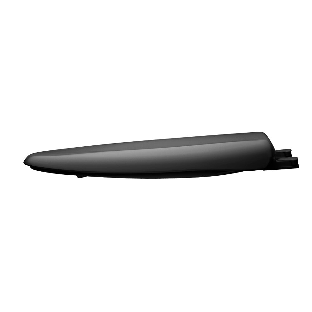 Bemis 1200SLOWT Classic Colors® Elongated Plastic Toilet Seat Featuring Stay·Tite® Seat Fastening System™, Whisper·Close®, and Easy·Clean® - Black