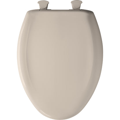 Bemis 1200SLOWT Classic Colors® Elongated Plastic Toilet Seat Featuring Stay·Tite® Seat Fastening System™, Whisper·Close®, and Easy·Clean® - Blush