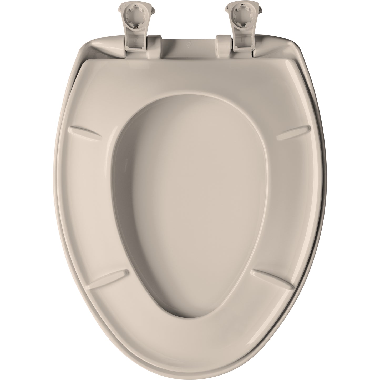 Bemis 1200SLOWT Classic Colors® Elongated Plastic Toilet Seat Featuring Stay·Tite® Seat Fastening System™, Whisper·Close®, and Easy·Clean® - Blush