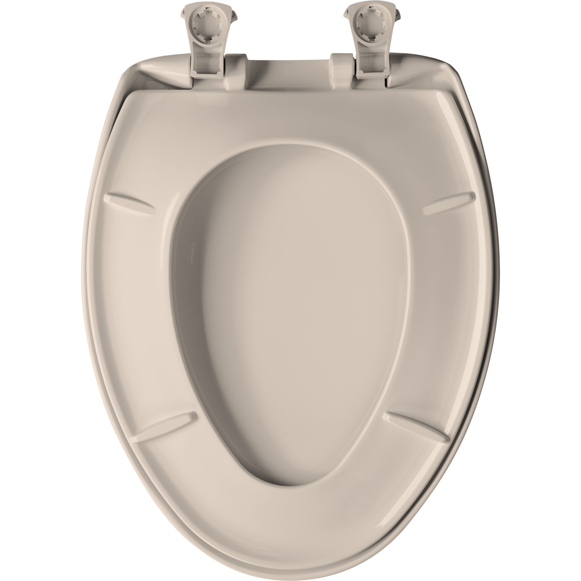 Bemis 1200SLOWT Classic Colors® Elongated Plastic Toilet Seat Featuring Stay·Tite® Seat Fastening System™, Whisper·Close®, and Easy·Clean® - Blush