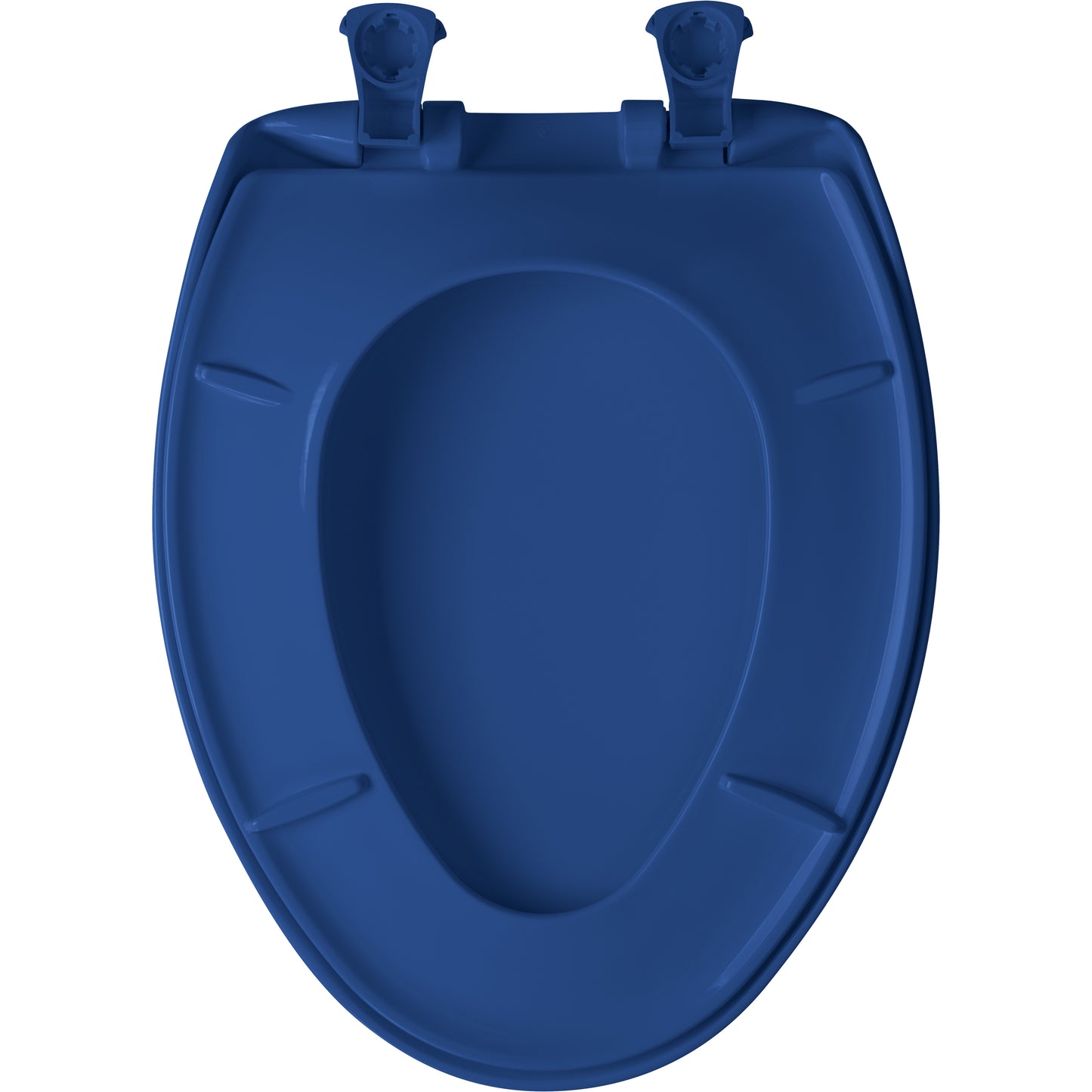 Bemis 1200SLOWT Classic Colors® Elongated Plastic Toilet Seat Featuring Stay·Tite® Seat Fastening System™, Whisper·Close®, and Easy·Clean® - Colonial Blue