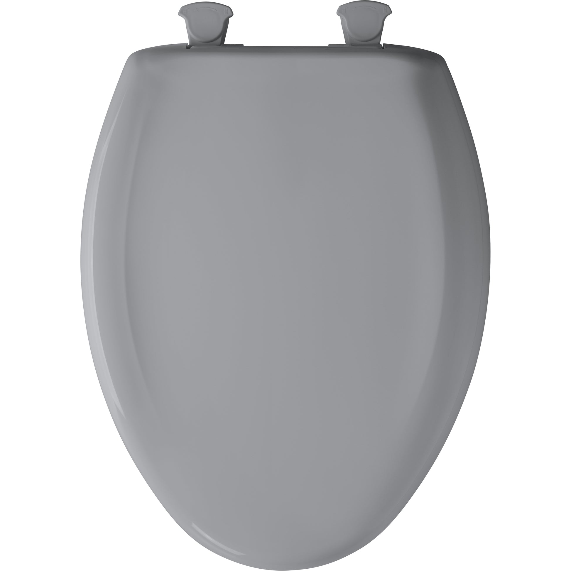 Bemis 1200SLOWT Classic Colors® Elongated Plastic Toilet Seat Featuring Stay·Tite® Seat Fastening System™, Whisper·Close®, and Easy·Clean® - Country Grey