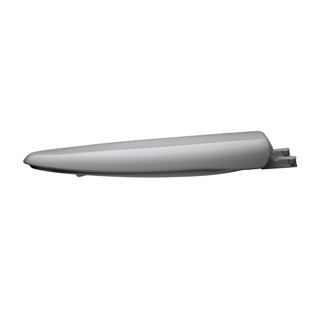 Bemis 1200SLOWT Classic Colors® Elongated Plastic Toilet Seat Featuring Stay·Tite® Seat Fastening System™, Whisper·Close®, and Easy·Clean® - Country Grey