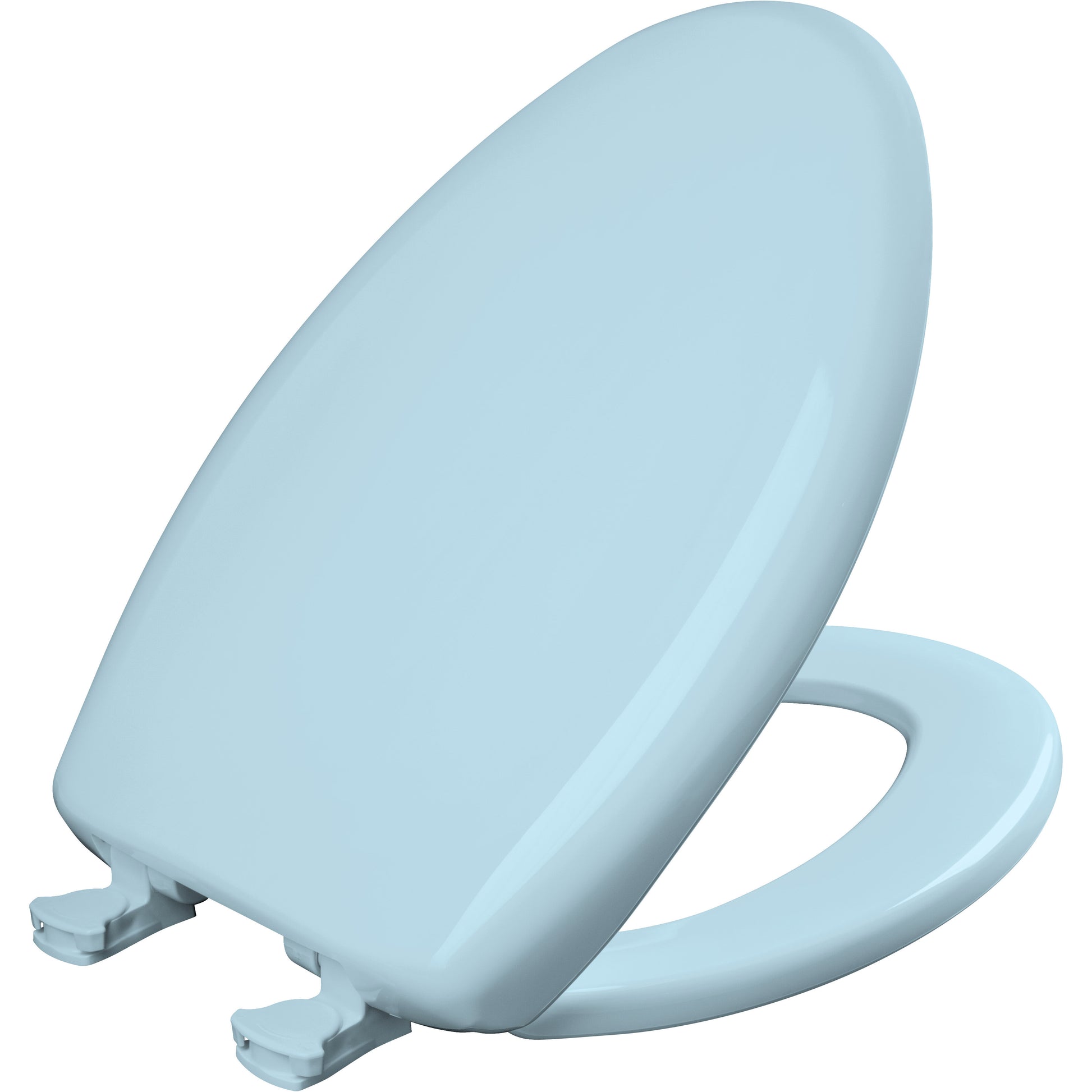 Bemis 1200SLOWT Classic Colors® Elongated Plastic Toilet Seat Featuring Stay·Tite® Seat Fastening System™, Whisper·Close®, and Easy·Clean® - Dresden Blue