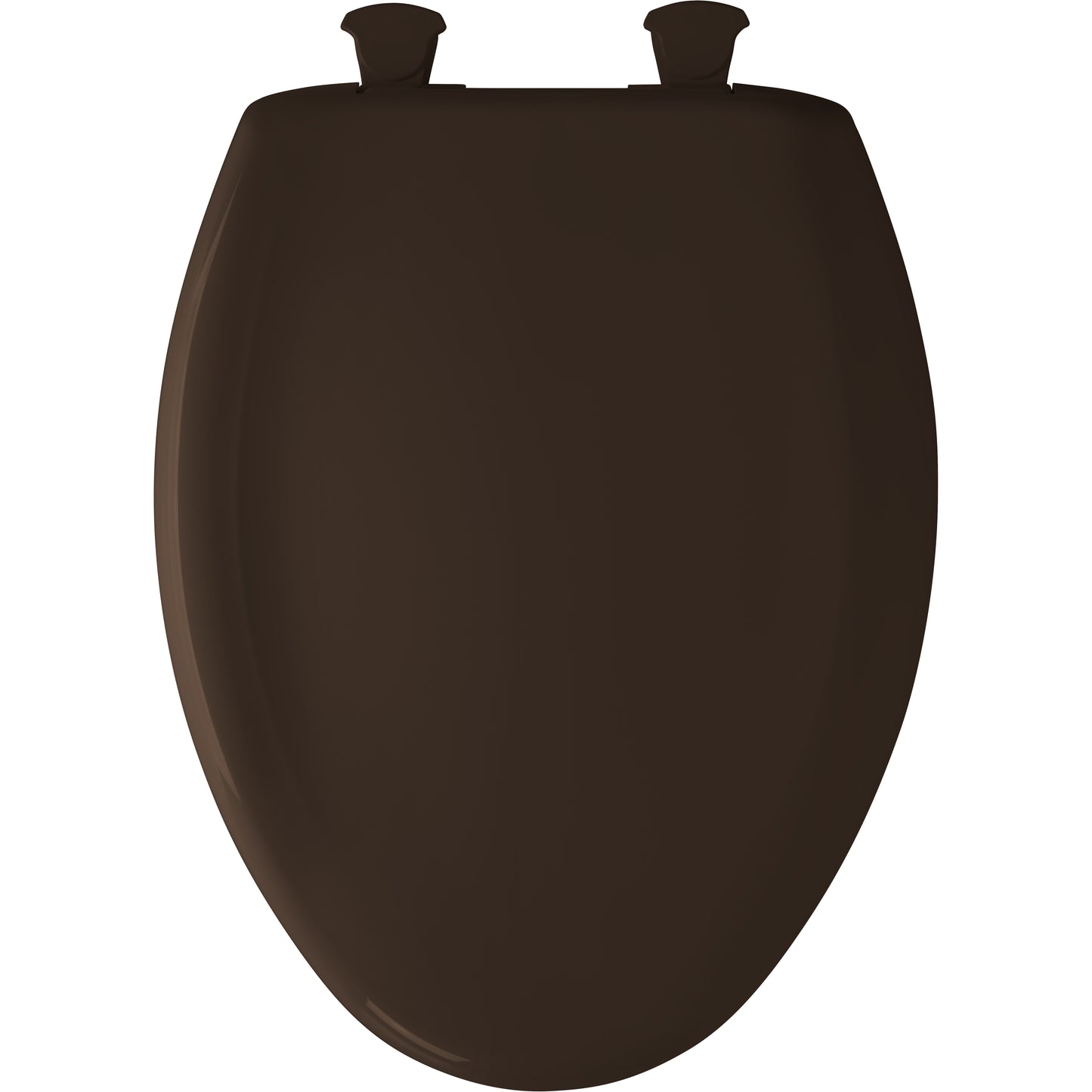 Bemis 1200SLOWT Classic Colors® Elongated Plastic Toilet Seat Featuring Stay·Tite® Seat Fastening System™, Whisper·Close®, and Easy·Clean® - Espresso Brown