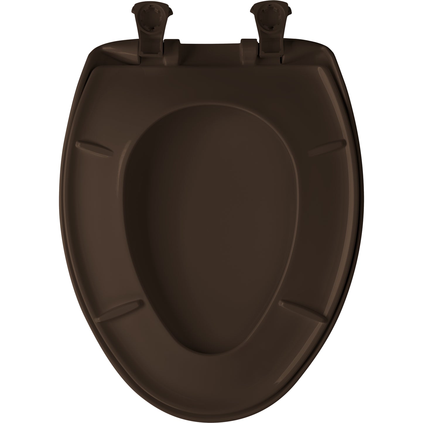 Bemis 1200SLOWT Classic Colors® Elongated Plastic Toilet Seat Featuring Stay·Tite® Seat Fastening System™, Whisper·Close®, and Easy·Clean® - Espresso Brown