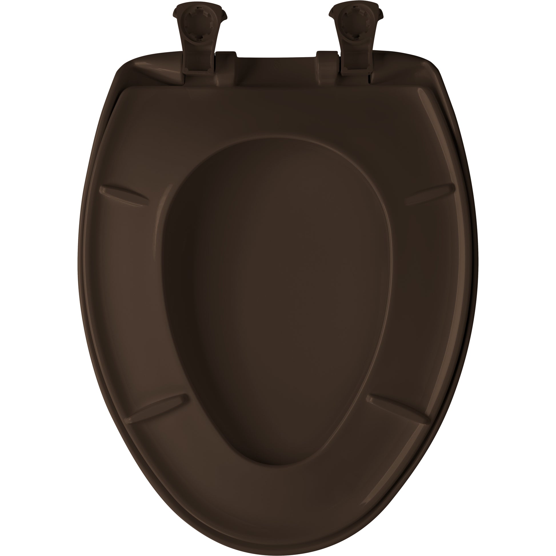 Bemis 1200SLOWT Classic Colors® Elongated Plastic Toilet Seat Featuring Stay·Tite® Seat Fastening System™, Whisper·Close®, and Easy·Clean® - Espresso Brown