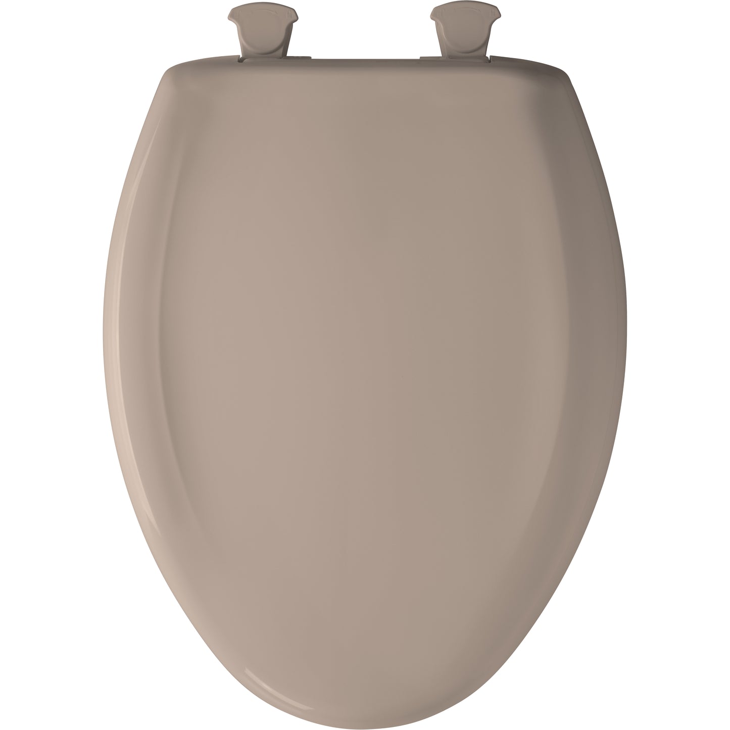 Bemis 1200SLOWT Classic Colors® Elongated Plastic Toilet Seat Featuring Stay·Tite® Seat Fastening System™, Whisper·Close®, and Easy·Clean® - Fawn Beige
