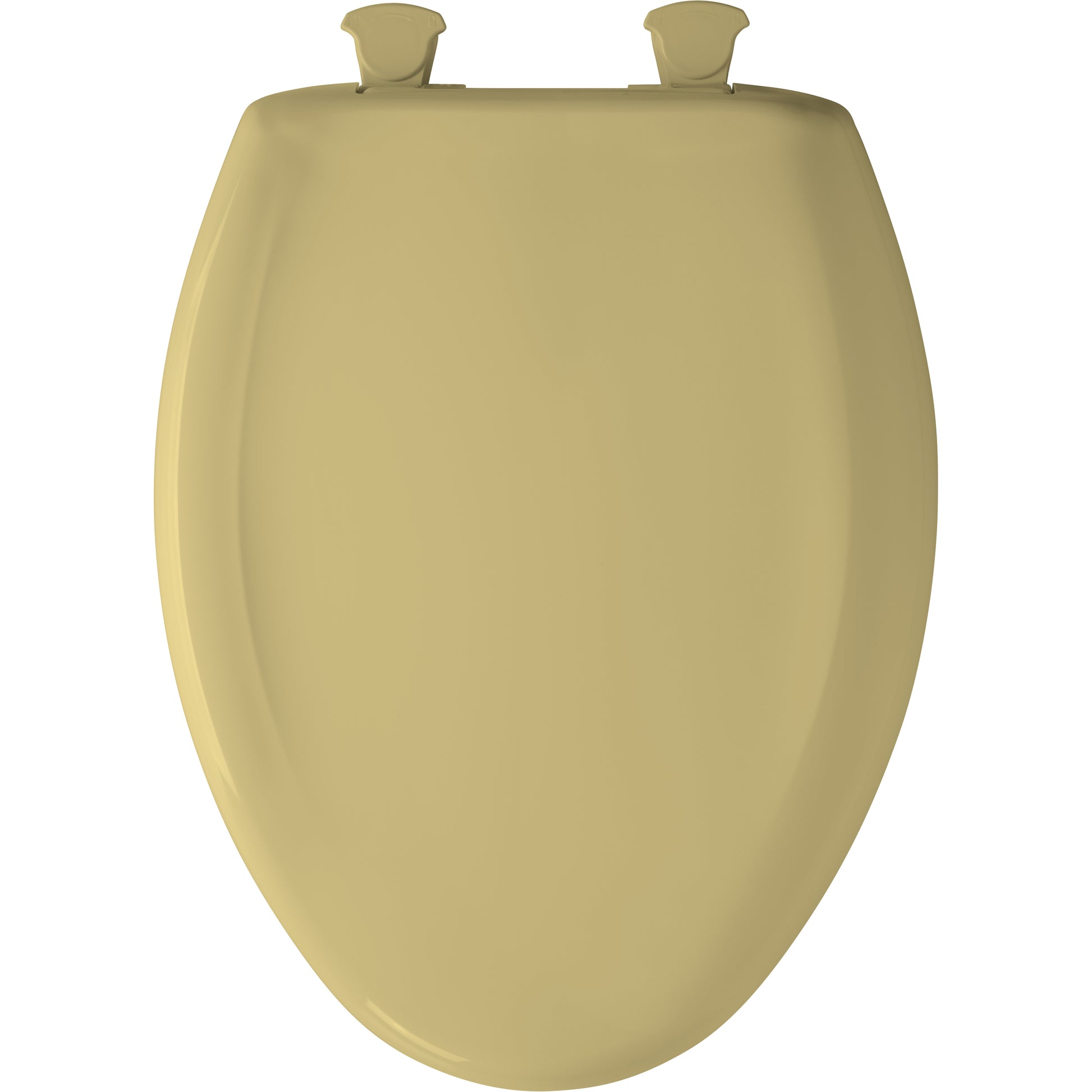 Bemis 1200SLOWT Classic Colors® Elongated Plastic Toilet Seat Featuring Stay·Tite® Seat Fastening System™, Whisper·Close®, and Easy·Clean® - Harvest Gold