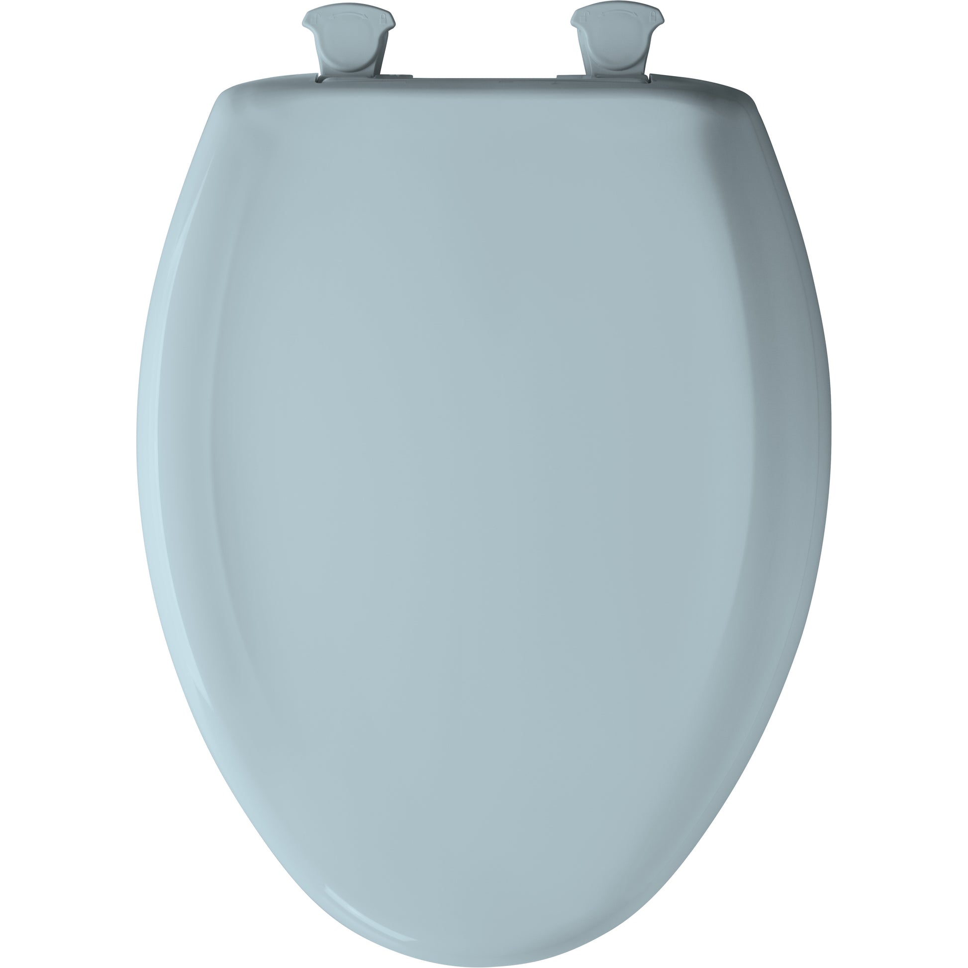 Bemis 1200SLOWT Classic Colors® Elongated Plastic Toilet Seat Featuring Stay·Tite® Seat Fastening System™, Whisper·Close®, and Easy·Clean® - Heron Blue