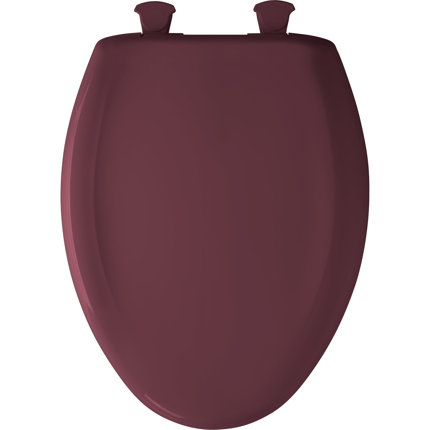 Bemis 1200SLOWT Classic Colors® Elongated Plastic Toilet Seat Featuring Stay·Tite® Seat Fastening System™, Whisper·Close®, and Easy·Clean® - Loganberry
