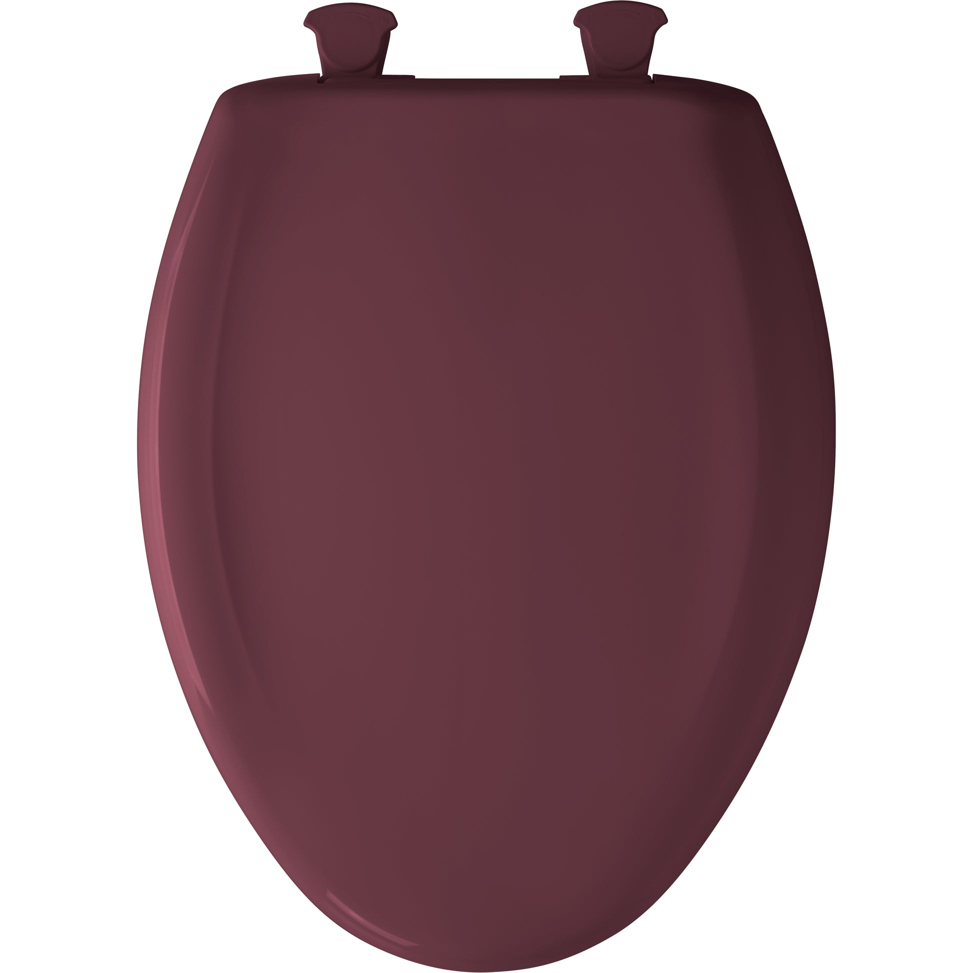 Bemis 1200SLOWT Classic Colors® Elongated Plastic Toilet Seat Featuring Stay·Tite® Seat Fastening System™, Whisper·Close®, and Easy·Clean® - Loganberry