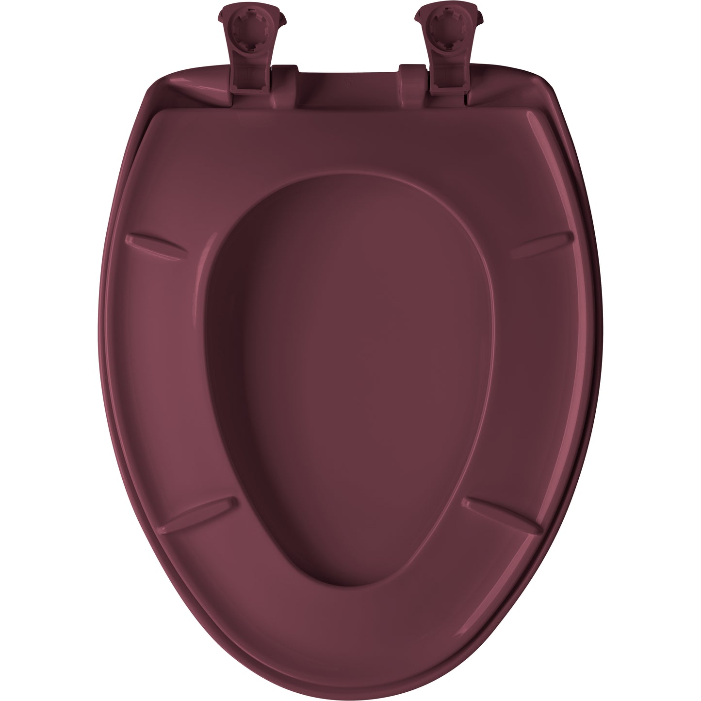 Bemis 1200SLOWT Classic Colors® Elongated Plastic Toilet Seat Featuring Stay·Tite® Seat Fastening System™, Whisper·Close®, and Easy·Clean® - Loganberry