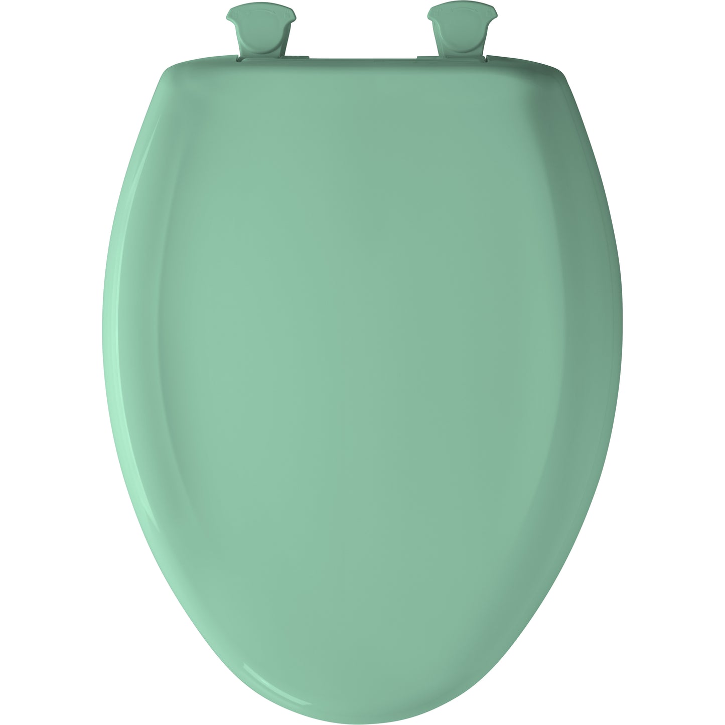 Bemis 1200SLOWT Classic Colors® Elongated Plastic Toilet Seat Featuring Stay·Tite® Seat Fastening System™, Whisper·Close®, and Easy·Clean® - Ming Green