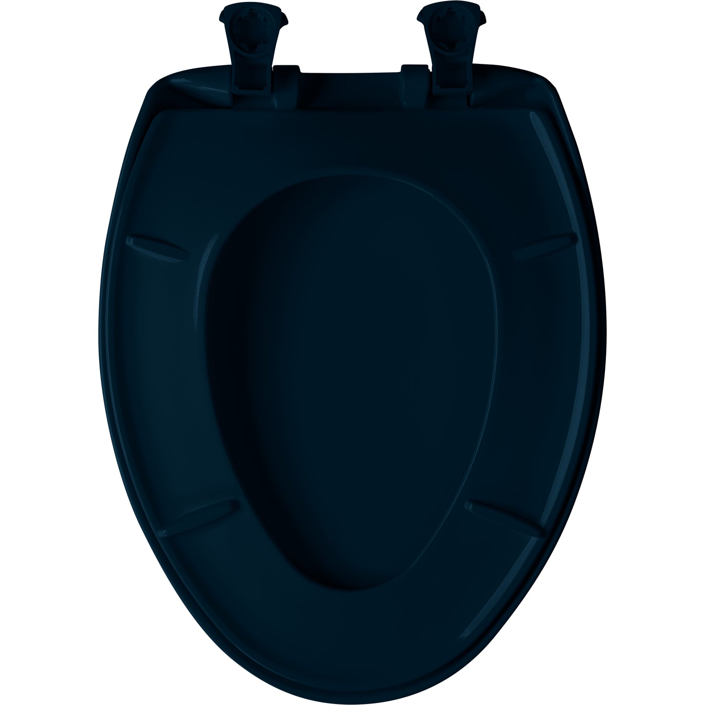 Bemis 1200SLOWT Classic Colors® Elongated Plastic Toilet Seat Featuring Stay·Tite® Seat Fastening System™, Whisper·Close®, and Easy·Clean® - Navy