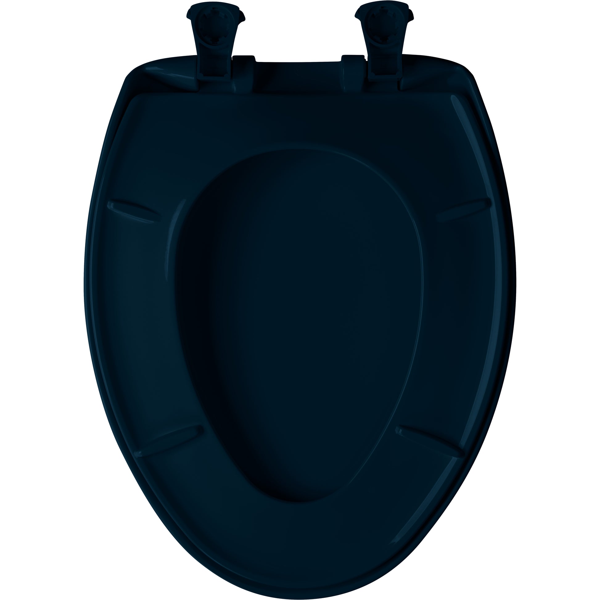 Bemis 1200SLOWT Classic Colors® Elongated Plastic Toilet Seat Featuring Stay·Tite® Seat Fastening System™, Whisper·Close®, and Easy·Clean® - Navy