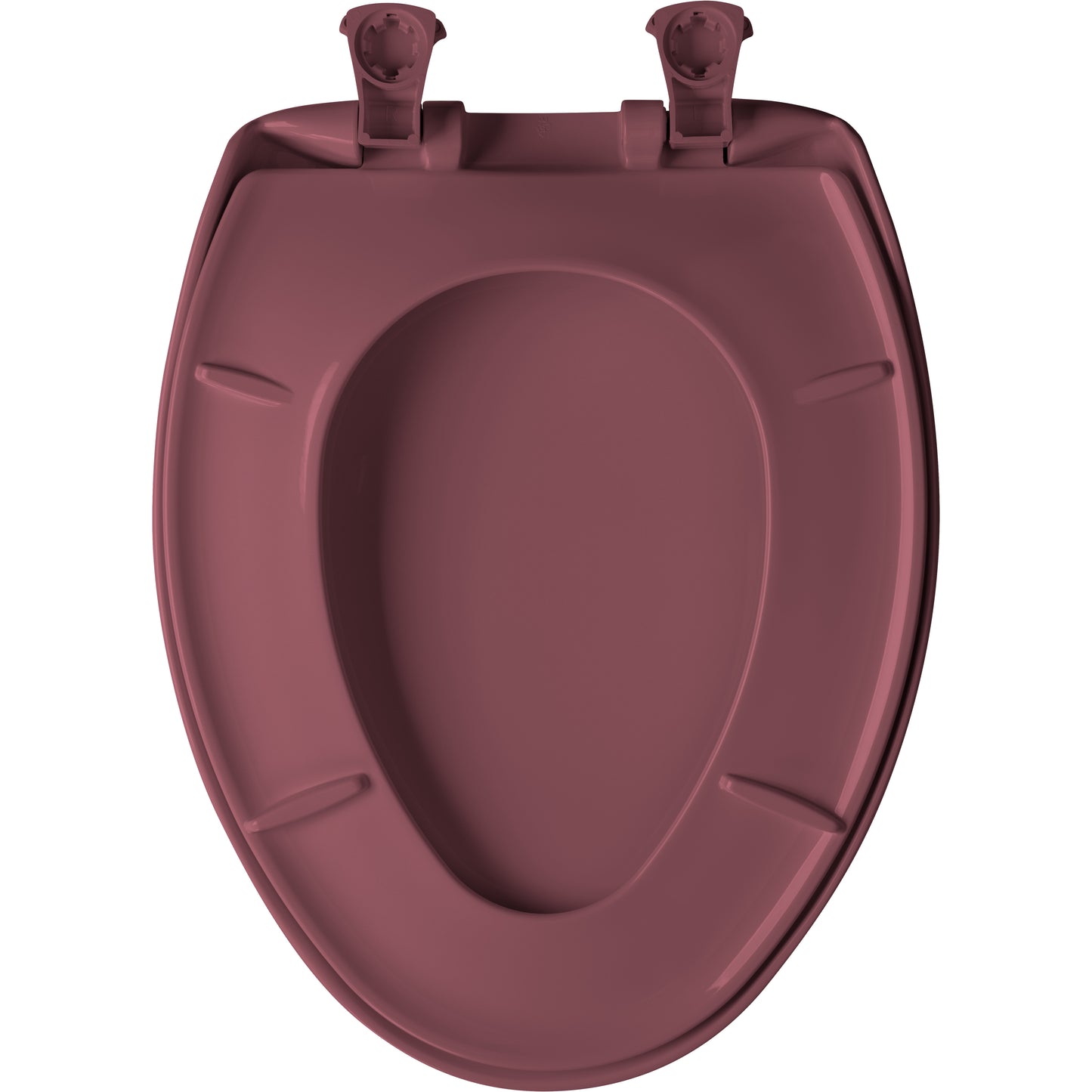 Bemis 1200SLOWT Classic Colors® Elongated Plastic Toilet Seat Featuring Stay·Tite® Seat Fastening System™, Whisper·Close®, and Easy·Clean® - Raspberry