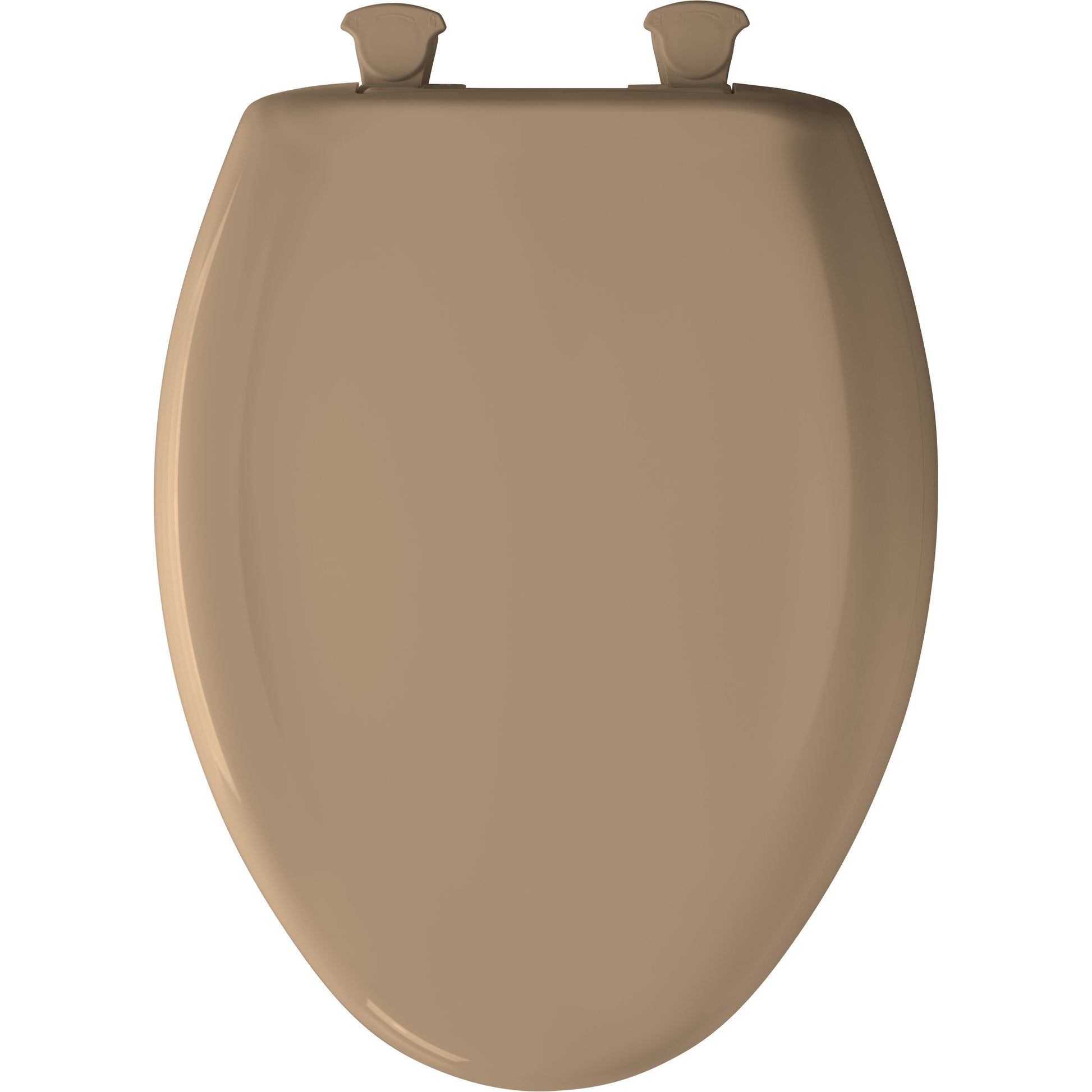 Bemis 1200SLOWT Classic Colors® Elongated Plastic Toilet Seat Featuring Stay·Tite® Seat Fastening System™, Whisper·Close®, and Easy·Clean® - Sand