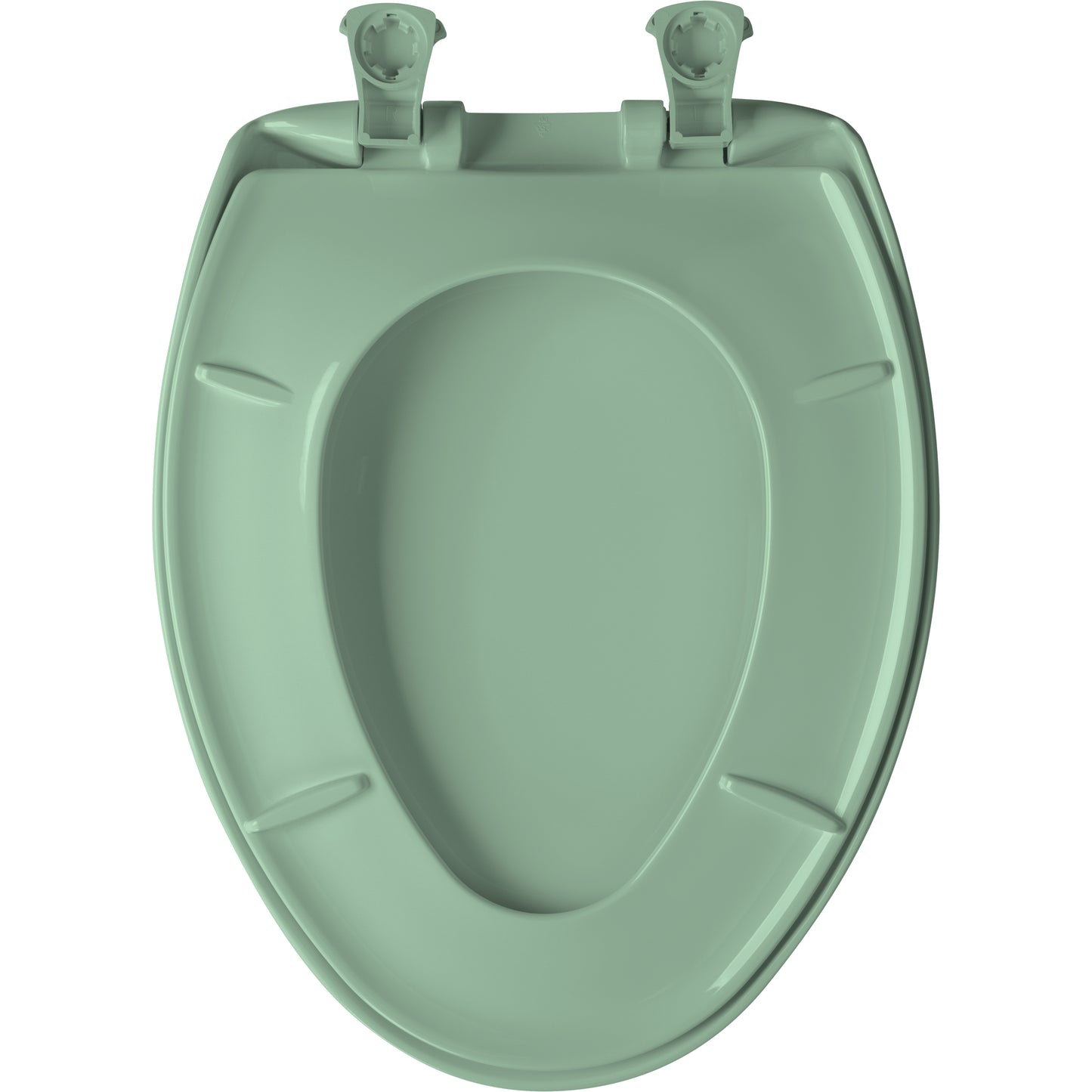 Bemis 1200SLOWT Classic Colors® Elongated Plastic Toilet Seat Featuring Stay·Tite® Seat Fastening System™, Whisper·Close®, and Easy·Clean® - Sea Green