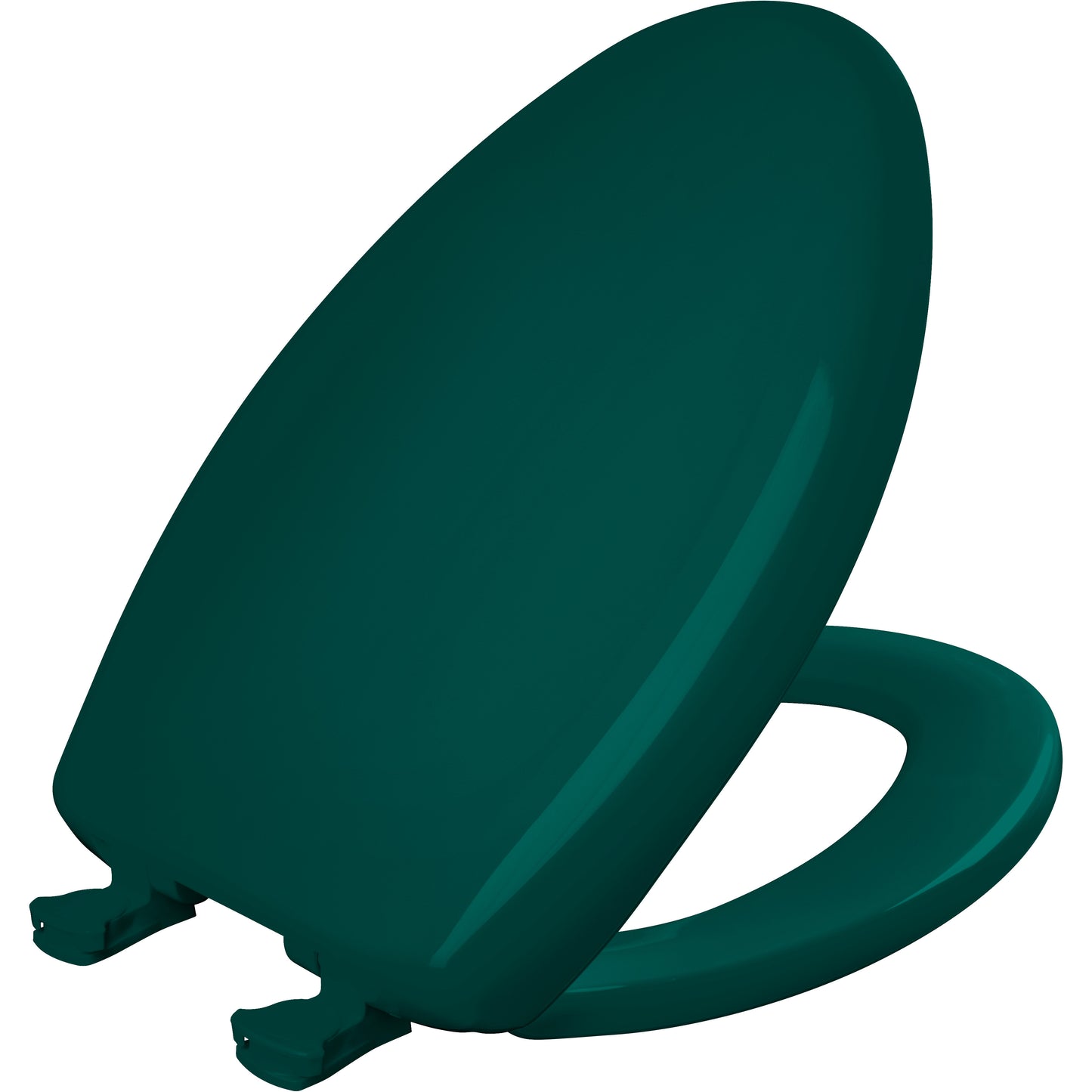Bemis 1200SLOWT Classic Colors® Elongated Plastic Toilet Seat Featuring Stay·Tite® Seat Fastening System™, Whisper·Close®, and Easy·Clean® - Teal