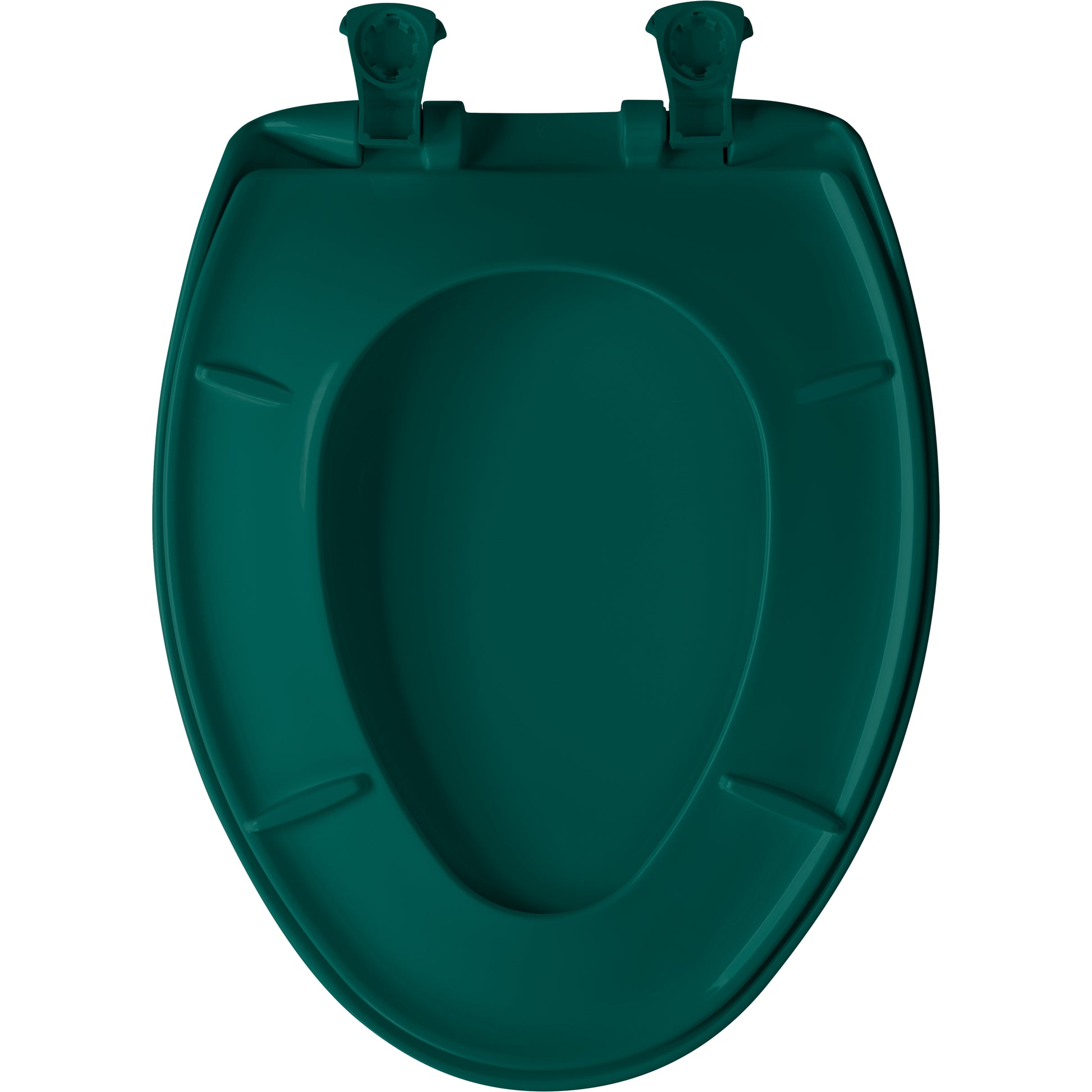 Bemis 1200SLOWT Classic Colors® Elongated Plastic Toilet Seat Featuring Stay·Tite® Seat Fastening System™, Whisper·Close®, and Easy·Clean® - Teal