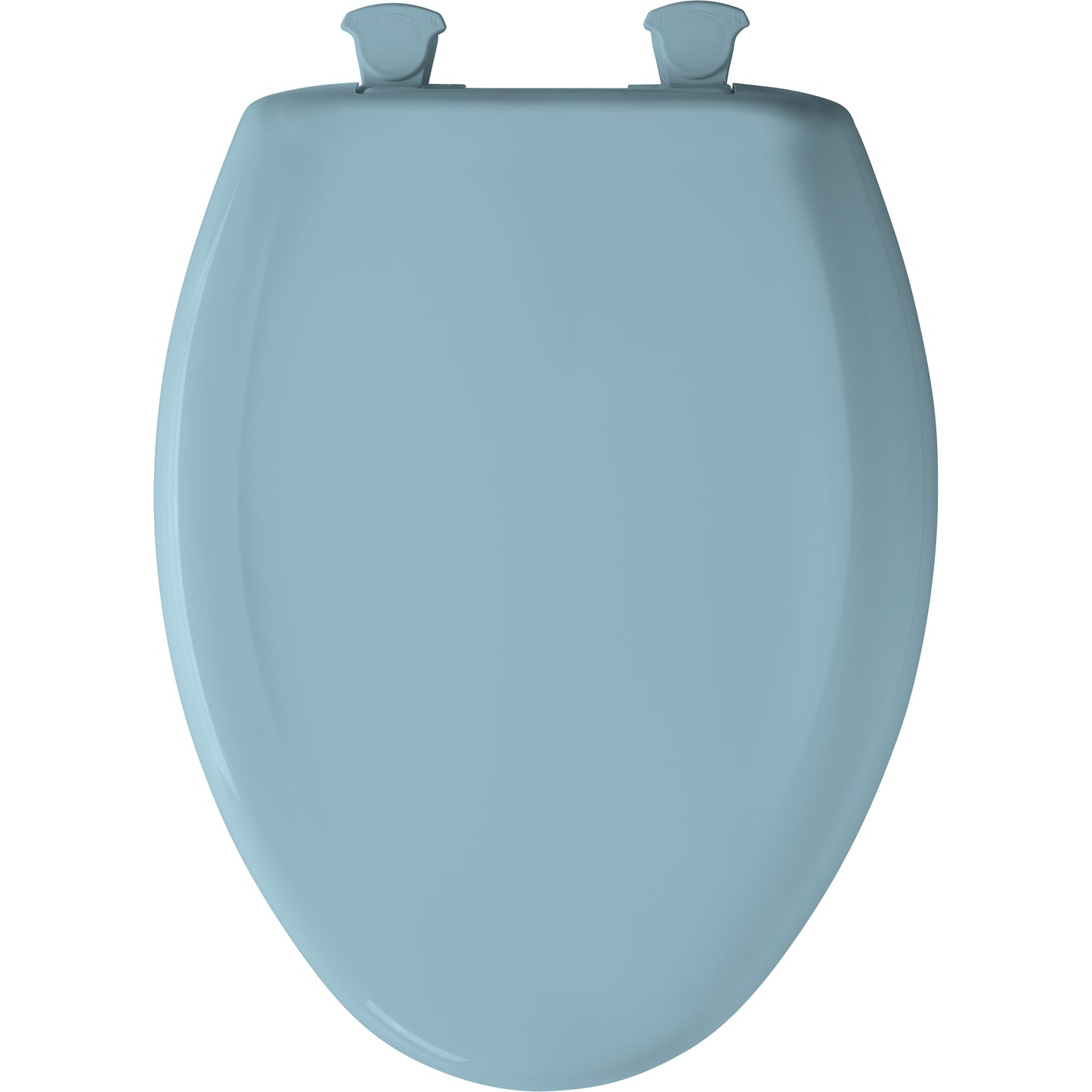 Bemis 1200SLOWT Classic Colors® Elongated Plastic Toilet Seat Featuring Stay·Tite® Seat Fastening System™, Whisper·Close®, and Easy·Clean® - Twilight Blue