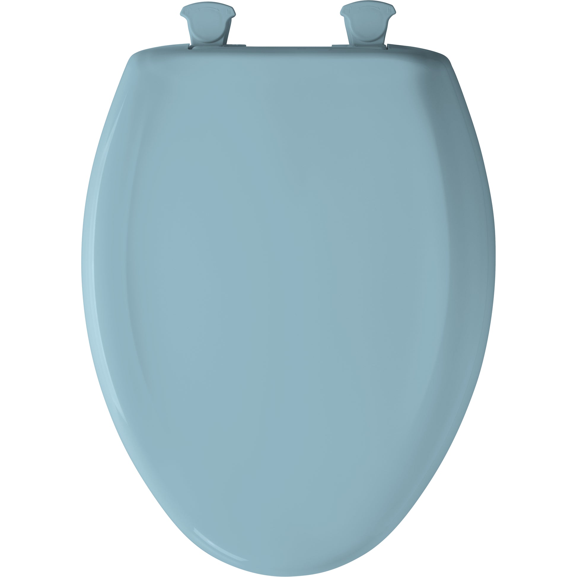 Bemis 1200SLOWT Classic Colors® Elongated Plastic Toilet Seat Featuring Stay·Tite® Seat Fastening System™, Whisper·Close®, and Easy·Clean® - Twilight Blue