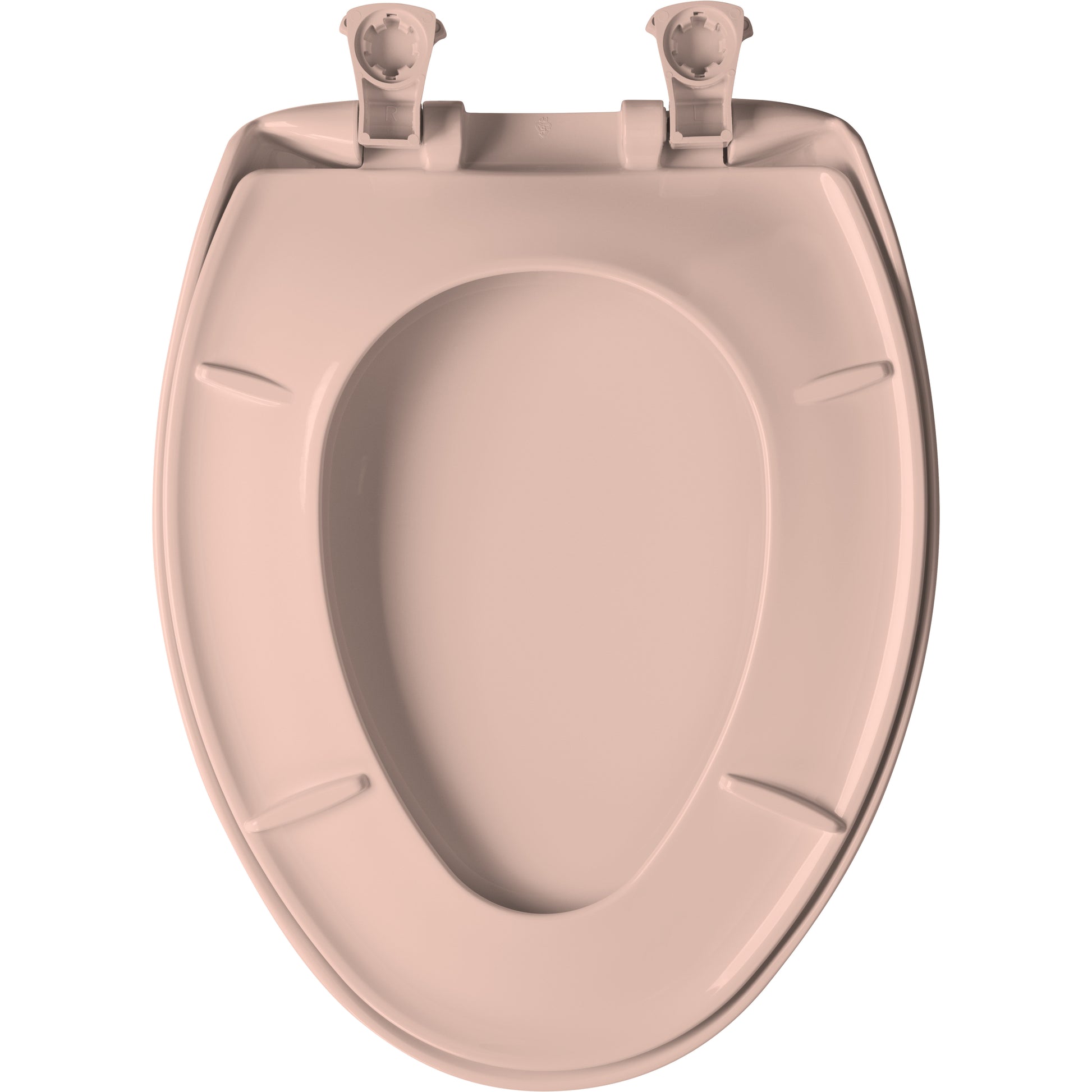 Bemis 1200SLOWT Classic Colors® Elongated Plastic Toilet Seat Featuring Stay·Tite® Seat Fastening System™, Whisper·Close®, and Easy·Clean® - Venetian Pink