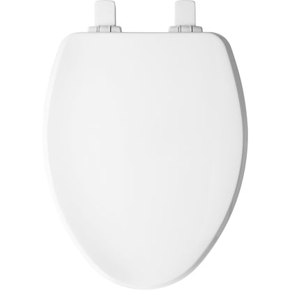Bemis 1600E4 Ashland™ Elongated Enameled Wood Toilet Seat in White Featuring Stay·Tite® Seat Fastening System™, Whisper·Close®, Easy·Clean®, and Precision·Fit® - White