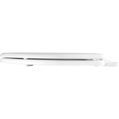 Bemis 1600E4 Ashland™ Elongated Enameled Wood Toilet Seat in White Featuring Stay·Tite® Seat Fastening System™, Whisper·Close®, Easy·Clean®, and Precision·Fit® - White