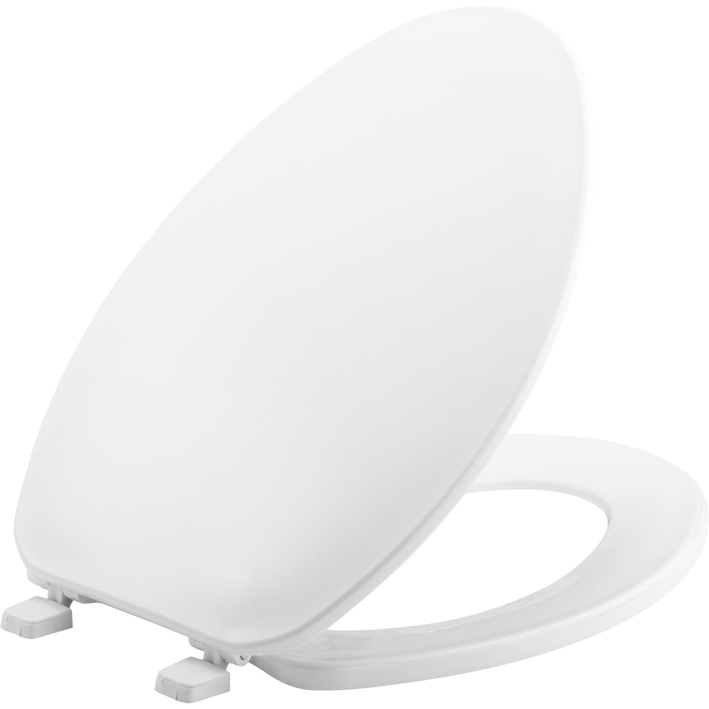 Bemis 170 Elongated Plastic Closed Front with Cover Toilet Seat with Top·Tite® Hinges - White