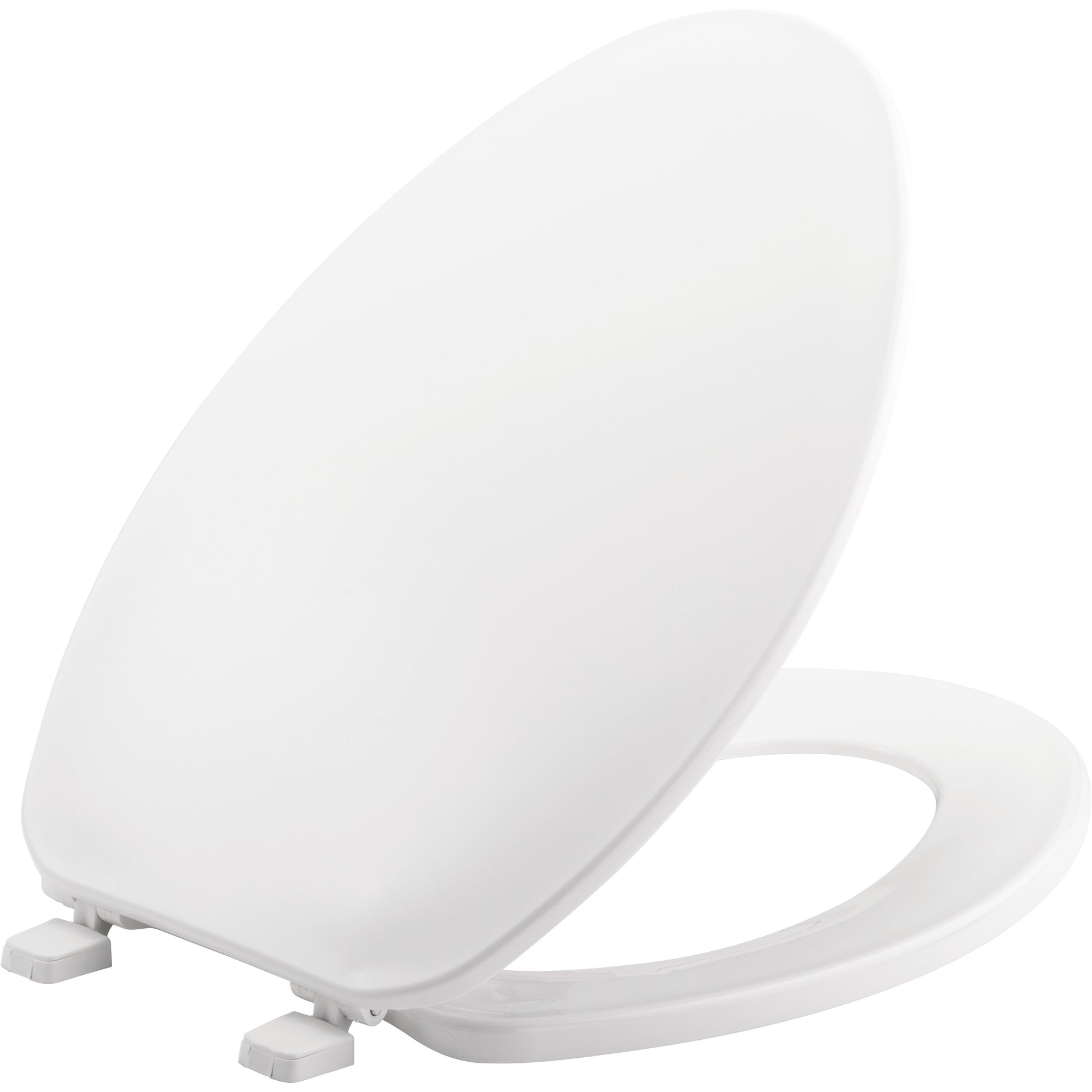 Bemis 170 Elongated Plastic Closed Front with Cover Toilet Seat with Top·Tite® Hinges - White