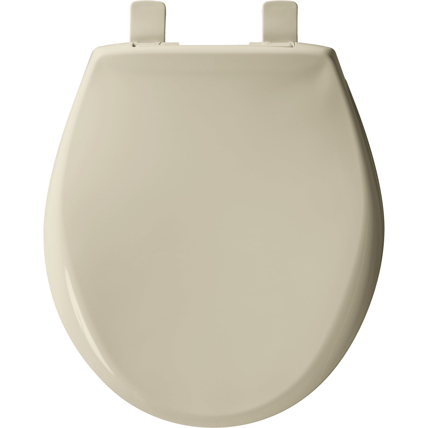 Bemis 200E4B Affinity® Round Plastic Toilet Seat Featuring Stay·Tite® Seat Fastening System™, Whisper·Close®, Easy·Clean®, Precision·Fit® and Super·Grip® Bumpers - Bone